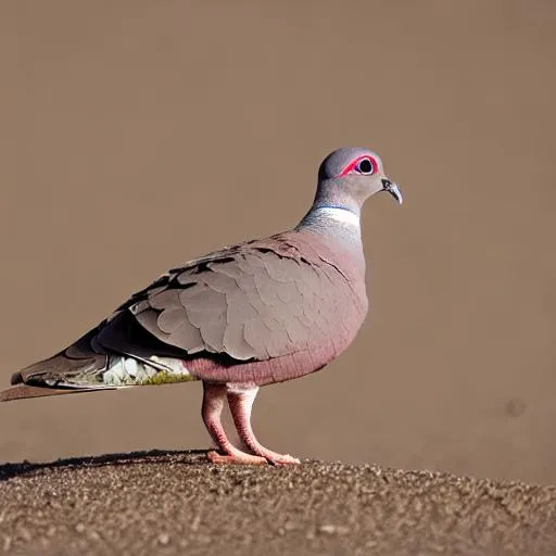 Prompt: desert pigeon