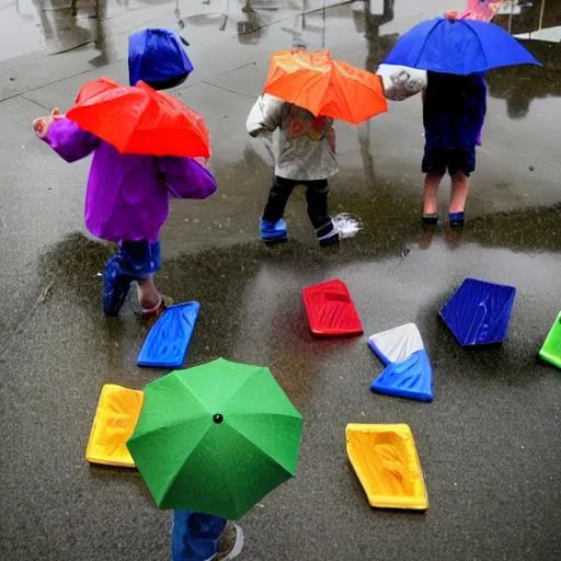 Prompt: rainy day recess
