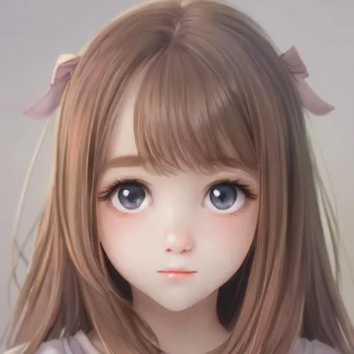Prompt: soft look cute adorable girl 17
