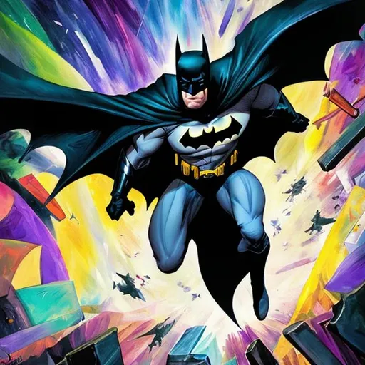 Prompt: Batman prismatic 