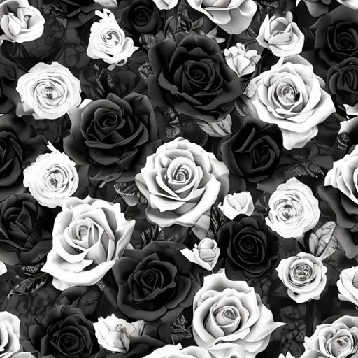 Prompt: black rose floral with vas