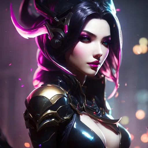 Prompt: upper torso portrait of league of legend's Elise as evil spider queen hybrid, soft lighting, perfect composition, cinematic, video game trailer, dramatic, detailed painting, 8k, octane render, by makoto shinkai, stanley artgerm lau, wlop, rossdraws, concept art, digital painting, looking into camera, dark