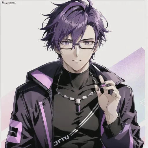 The Hottest Anime Guy With Purple Hair