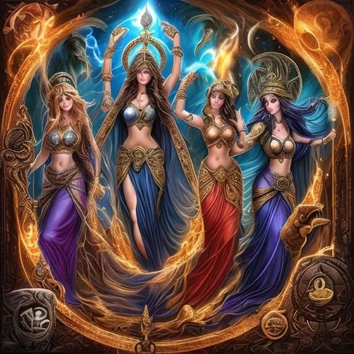 Prompt: Eternal goddesses 