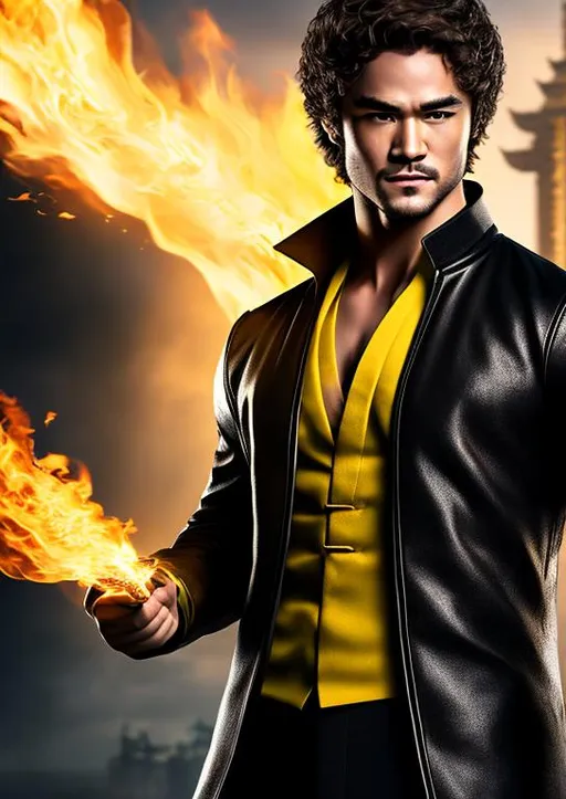 Prompt: High-resolution hyperrealistic photo of iron fist danny rand merged with xu shang-chi, photorealistic, highly detailed, uhd, hdr, 64k