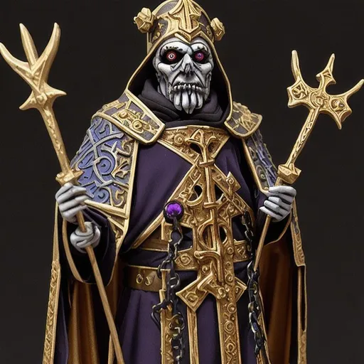 Prompt: Byzantine Undead Priest
