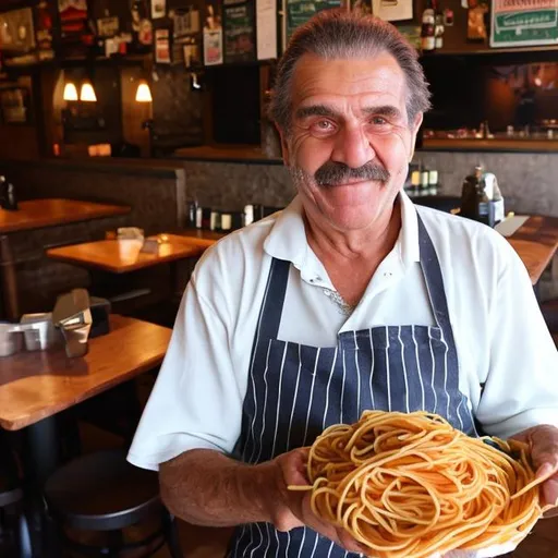 A man named Spaghetti Nelson who owns a restaurant c...