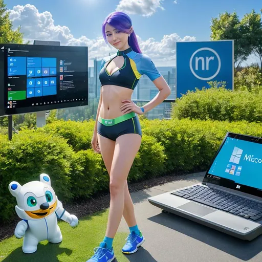 Prompt: ((((anthropomorphized "Microsoft Bing Chatbot" AI person), "Microsoft Bing" gender, "Microsoft Bing" hair, "Microsoft Bing" eyes, "Microsoft Bing" body))), ((Microsoft company logo)), ((Microsoft company color scheme)), working in a virtual Microsoft cyberscape, (((hyper photorealistic))), (((12K resolution))), (((hyper quality))), (((hyper-detailed))), (((12K raytracing))), ((realistic lighting)), ((realistic shadows)), ((realistic textures)), (realistic reflections), ((depth of field))