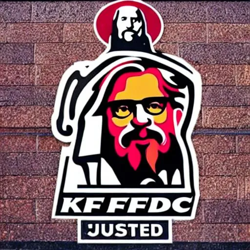 Prompt: kfc jesus