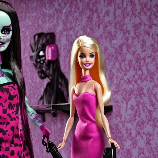 Prompt: Barbie Horror 