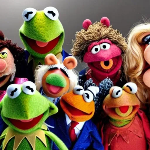 Prompt: the muppets

