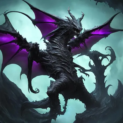 Prompt: The Voiderian wyvern-like beings with obsidian scales, whip-like tails, astonishingly bright undersides, and an astounding bite force exceeding 4,000 psi reside, showcasing their unique trait requiring an extraordinary duration of up to 100 million years to reach full maturity because of their humongous size of over 40+ miles
These remarkable creatures display extraordinary parental dedication, even to the point of self-starvation to ensure the survival and growth of their offspring. Their unwavering commitment to the well-being of their young is truly inspiring.
