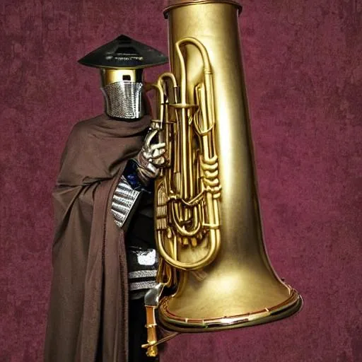 tuba as a knight OpenArt