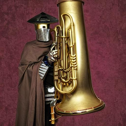 tuba as a knight OpenArt