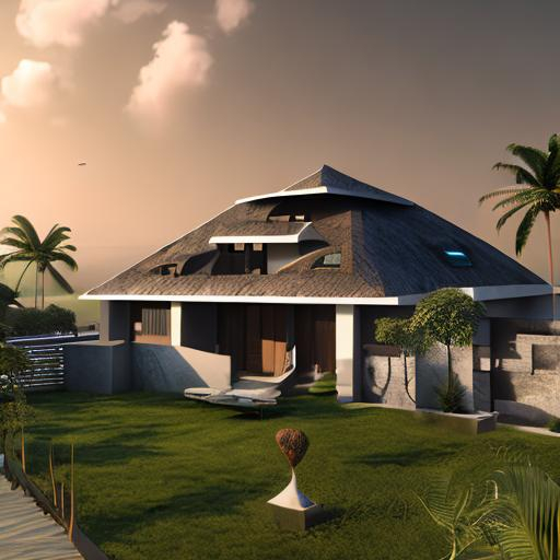 modern design of beautiful detailed family house wit... | OpenArt