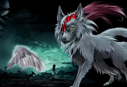 bleeding wolf anime