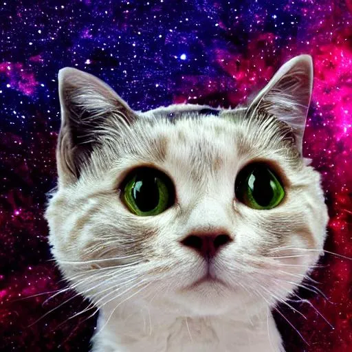 Prompt: Galaxy cat