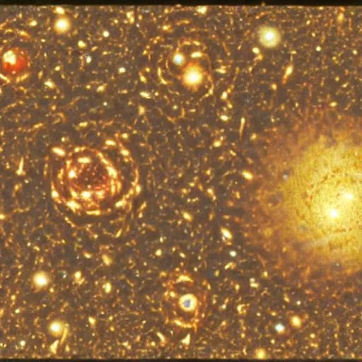 Prompt: A scientific accurate model quarks forming protons and neutrons during the big bang