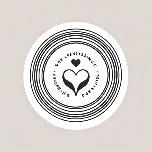 Prompt: Create a minimalist, modern logo for a community-based service called 'Dee’s Listening Circle.' The logo should feature a soft, circular shape representing unity, wholeness, and inclusion. Inside the circle, incorporate an abstract ear or flowing sound waves. Add a small heart at the center of the circle to symbolize emotional connection, vulnerability, and healing. The background should have a subtle spiral or mandala pattern, representing growth, transformation, and spiritual depth. 
Use a calming color palette with soft lavender, teal, and dusty pink, accented by gentle gold or beige tones. The typography should be modern, with 'Dee’s' in a handwritten-style font and 'Listening Circle' in a grounded serif font. The overall feel should be warm, nurturing, and professional."

**Technical Details**:  
- **Size**: 1024 x 1024 pixels for a square logo.
- **Style**: Minimalist, modern, calming, professional.
- **Color Scheme**: Soft lavender, teal, dusty pink, gold or beige accents