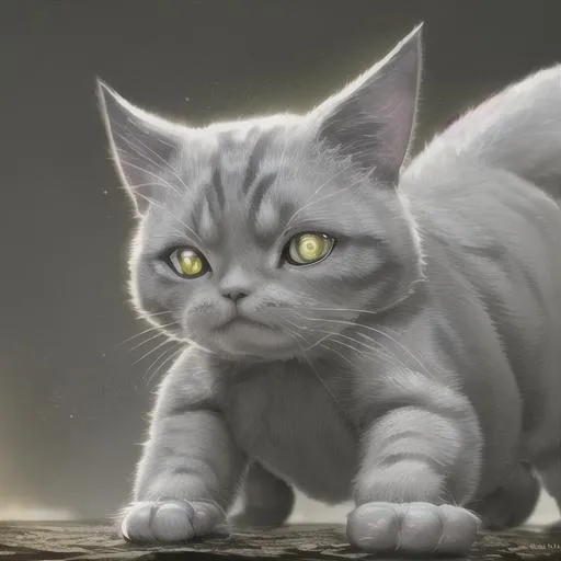 Prompt: HDR, UHD, high res, 64k, cinematic lighting, anime robotic cat