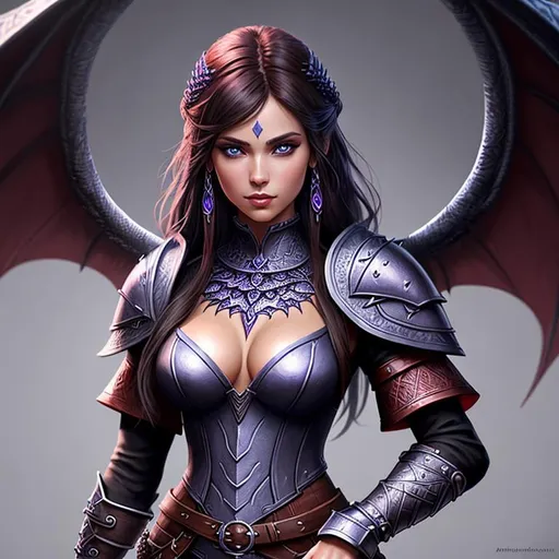 Prompt: anthropomorphized "Dungeons and Dragons", wearing an outfit inspired by "Dungeons and Dragons", she is making eye contact, full body, detailed symmetrical face, detailed real skin textures, highly detailed, digital painting , HD quality, 