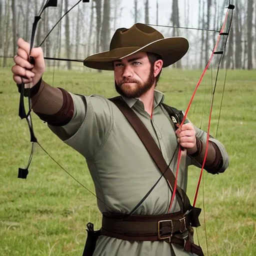 Prompt: Range (Bows) teacher:
Name: Ranger Lynden
Description: Ranger Lynden is an expert archer who teaches his students the art of long-range combat. He is a patient and methodical teacher, teaching his students how to properly hold and aim a bow, as well as the various strategies for taking down foes from a distance. He also teaches his students how to craft their own arrows and bows.