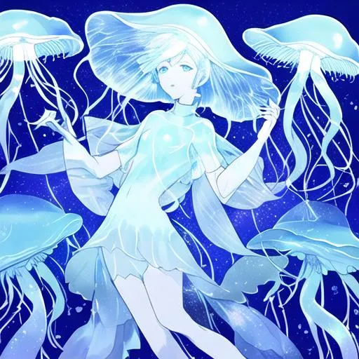 Jellyfish houseki no kuni OpenArt