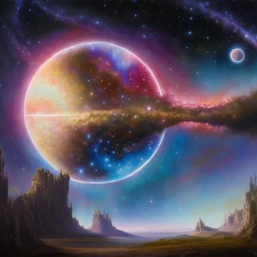 Prompt: concept art mother of creation hyperrealistic dreamy astro saturated