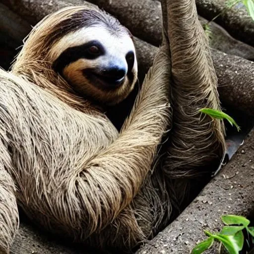 Prompt: 
Sloth, Hewan Lucu dan Menggemaskan yang Memikat Hati
