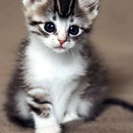 Prompt: Adorable kitten