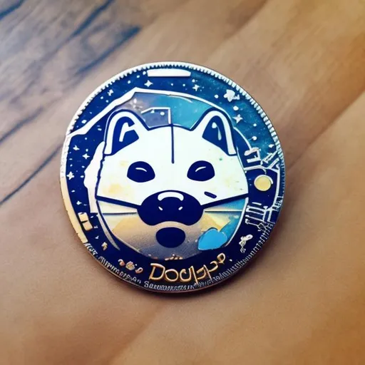 Prompt: space dogecoin, surprise me