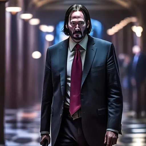 Prompt: Donald Trump John Wick