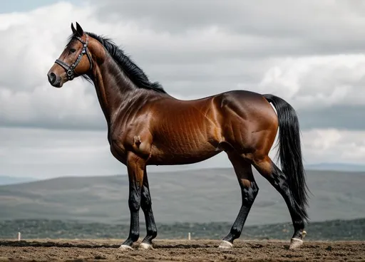 Prompt: Ultra realistic, beautiful horse, perfect Symetric