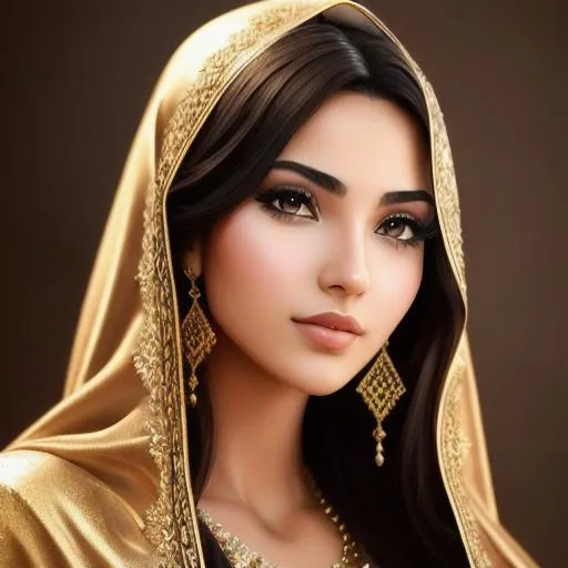 beautiful algerian girl oil painting, UHD, 8k, Very... | OpenArt