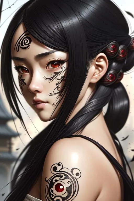 Prompt: ((best quality)), ((masterpiece)), ((realistic)), (detailed) illustration photographic , beautiful face, cute assassin girl , face focus, black hair colour, perfect composition, sharingan eyes, ninja street wear , hd octane render, messy wob cut,high resolution scan, masterpiece, hyperrealism, delicate detailed complex, highly detailed, intricate detailed, volumetric lighting, light reflection, highly detailed concept art, trending on artstation, vivid colors, melancholic, green poison cloud background, loneliness, depressing, hopelessness, suffering
(((close up face shoot))), dim lights, 8k uhd, realistic, Nikon z9, raytracing, focus face, (sharpness:2. 0)