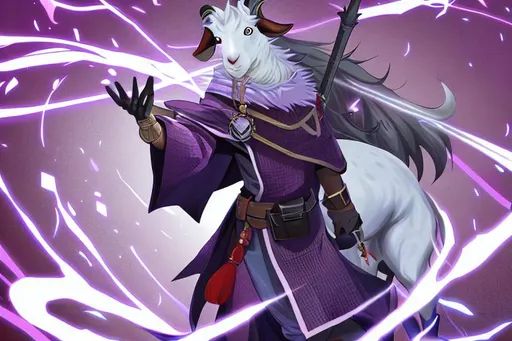 Prompt: goat warlock