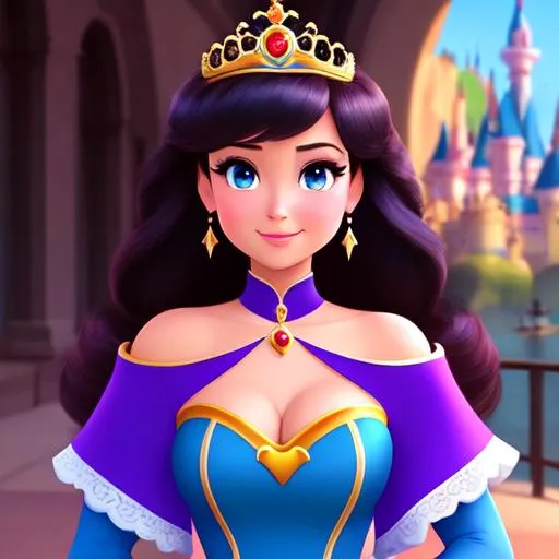 Beautifu! Princess,Pixar/Disney style
