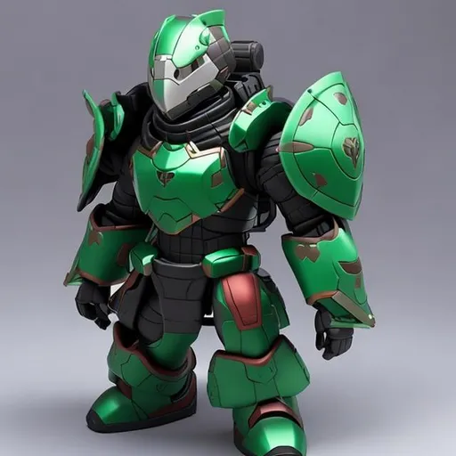 Prompt: armored deku