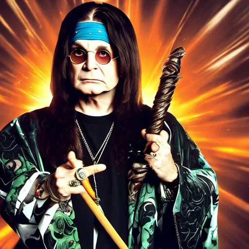 Prompt: Ozzy Osbourne as a Genshin Impact character