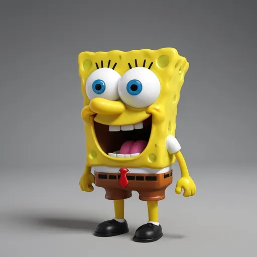 Prompt: spongebob in 3d simpson style