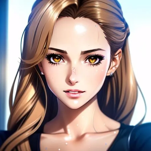 Prompt: semi-realistic anime girl, skin highlights, hair highlights, sweat,
blushing, movie scene, adult researcher, glamour, cleavage,
wonderful face, very detailed face, extremely detailed face, highly detailed face, kissy face, happy,
perfect face, perfect eyes, perfect teeth, perfect body, perfect anatomy, beautiful body, trending on instagram, trending on tiktok, trending on artstation, trending on cgsociety, white sclera,
photorealistic, masterpiece, cinematic, 16k artistic photography, epic, drama, 
romance, glamour, beauty, 
cinematic lighting, dramatic lighting, insanely detailed, soft natural volumetric cinematic lighting, award-winning photography, rendering, hd, high definition, 
highly detailed