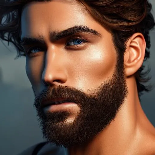 Prompt: UHD, 8k, high quality, ultra quality, cinematic lighting, hyperrealism, hyper-realistic, highly detailed face, highly detailed eyes, wavy brown, warrior, fantasy, strong man, (((male))), intricately detailed portrait of a handsome male fantasy character