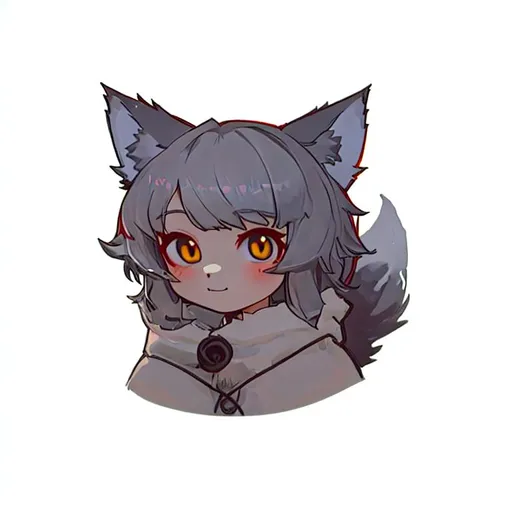 Prompt: cute wolf