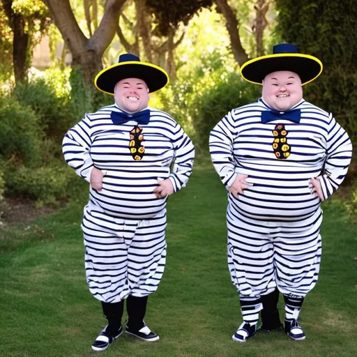 Prompt: tweedle dee and tweedle dum