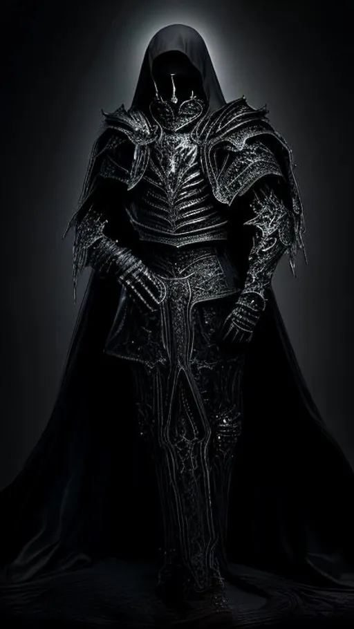 Prompt: dark fantasy lich king