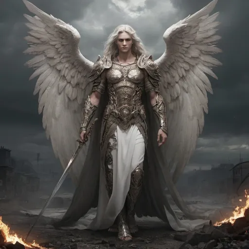 Prompt: What will the Angel Remiel look like during the Apocalypse 