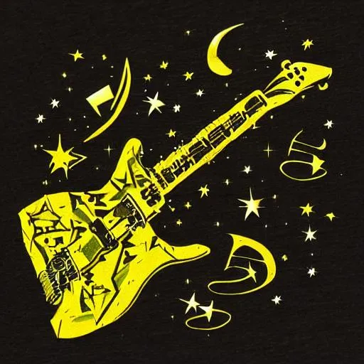 Prompt: universe guitar