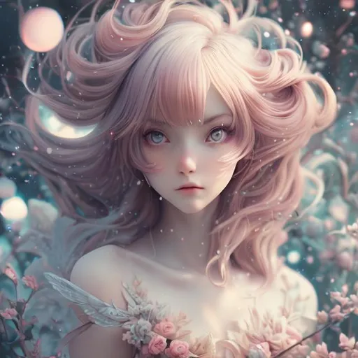 Prompt: anime character, background digital painting, digital illustration, extreme detail, digital art, ultra hd, vintage photography, beautiful, aesthetic, style, hd photography, hyperrealism, extreme long shot, telephoto lens, motion blur, wide angle lens, sweet blissful girl, amazing quality, beautiful