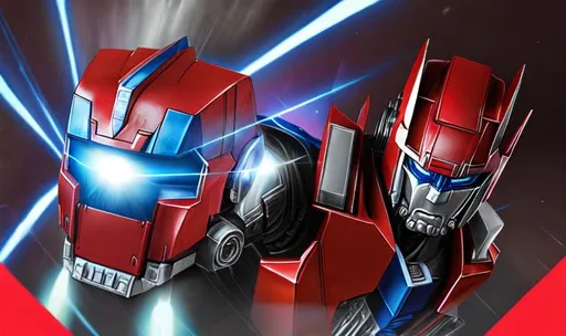 Prompt: Optimus Prime wearing a cowboy hat