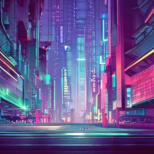 Prompt: A professional digital painting of a far future Streamline Moderne city, cyberpunk, oppressive atmosphere, high resolution, 
